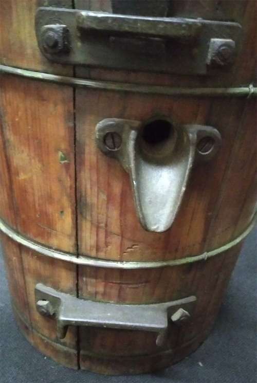Old Handmade Wooden Butter Churn with Plunger Churner
