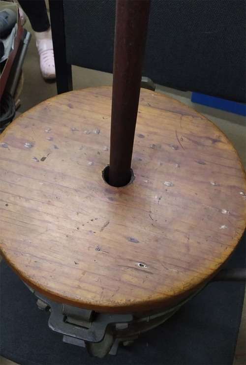 Old Handmade Wooden Butter Churn with Plunger Churner