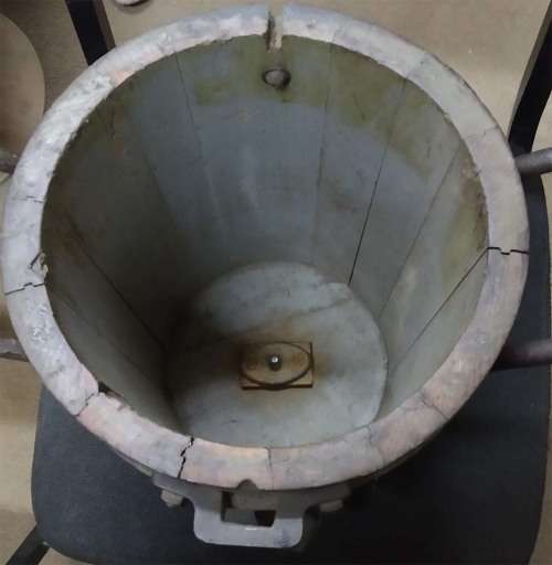 Old Handmade Wooden Butter Churn with Plunger Churner