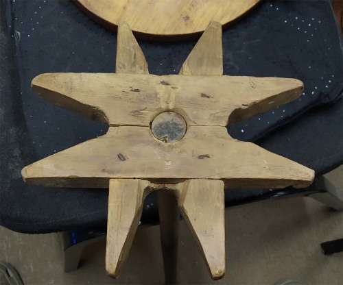 Old Handmade Wooden Butter Churn with Plunger Churner