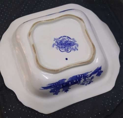 Blue Willow Pattern Burleigh Ware Serving Dish