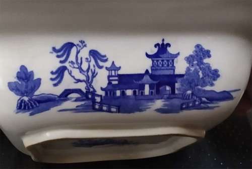 Blue Willow Pattern Burleigh Ware Serving Dish
