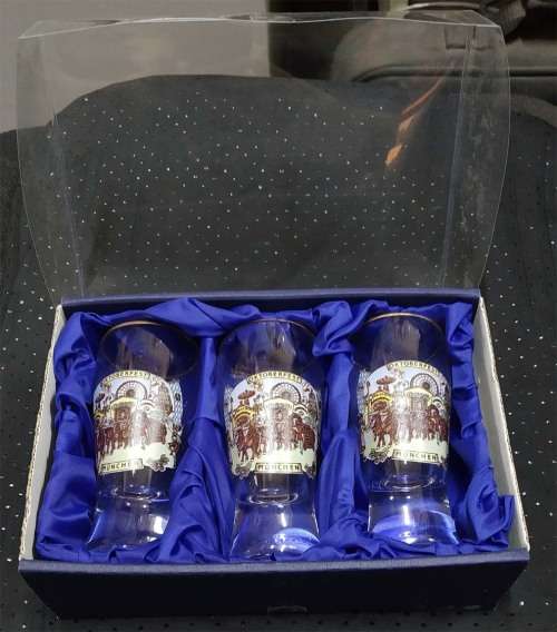 Boxed Set of 3 Oktoberfest Munchen Glasses