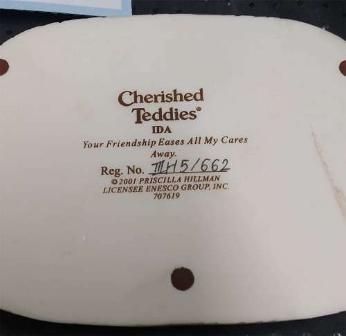 Cherished Teddies - Your Friendship Eases All My Cares Away 2001 - #707619