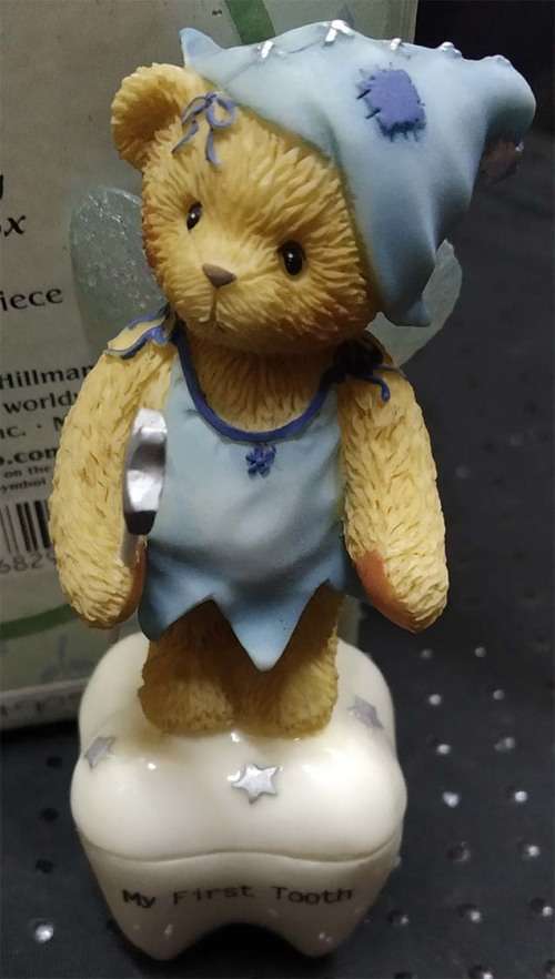 Cherished Teddies - Tooth Fairy Covered Box 2000 - #790516