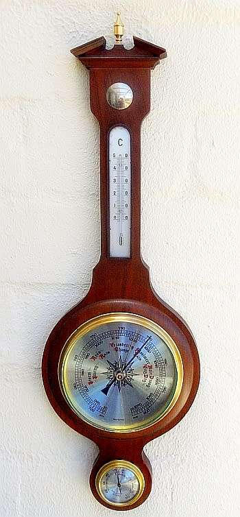 VINTAGE LARGE ANEROID WEATHER STATION 71 cm MADE IN WEST GERMANY ALL WORKING