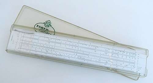 A.W. FABER CASTELL SLIDE RULER 57/88 STUDENTS ADVANCED RIETZ MODEL VERY GOOD CONDIT. MADE IN GERMANY