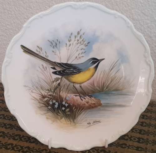 Royal Albert "Woodland Birds - Yellow Wagtail" Display Plate