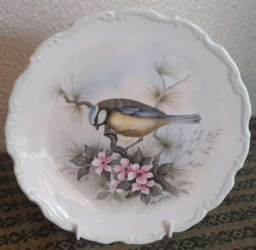 Royal Albert "Woodland Birds - Blue Titmouse" Display Plate