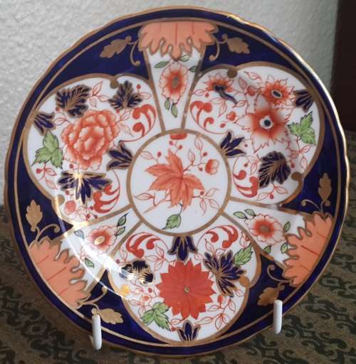 Antique Royal Crown Derby "Imari" Display Plate