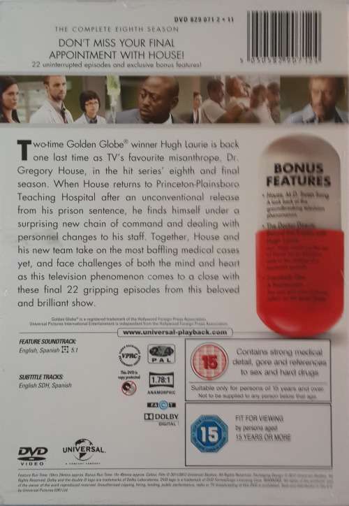 House, M.D. Season Eight (6-DVD Set)