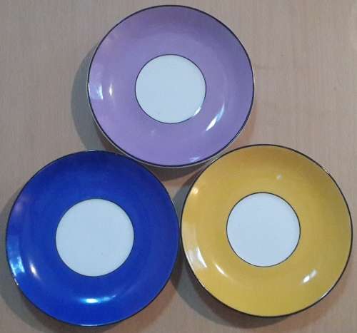 Set of 3 Czechoslovakian Demitasse Duos