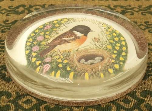 Village Green "Stonechat" Paperweight