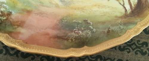 Royal Worcester "Ely Cathedral" Display Plate