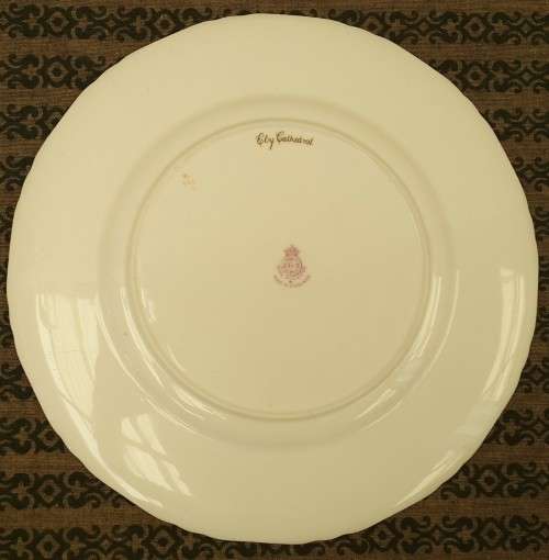 Royal Worcester "Ely Cathedral" Display Plate