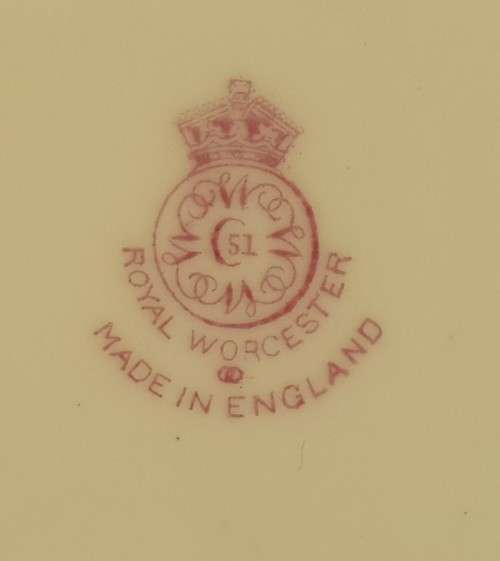 Royal Worcester "Ely Cathedral" Display Plate