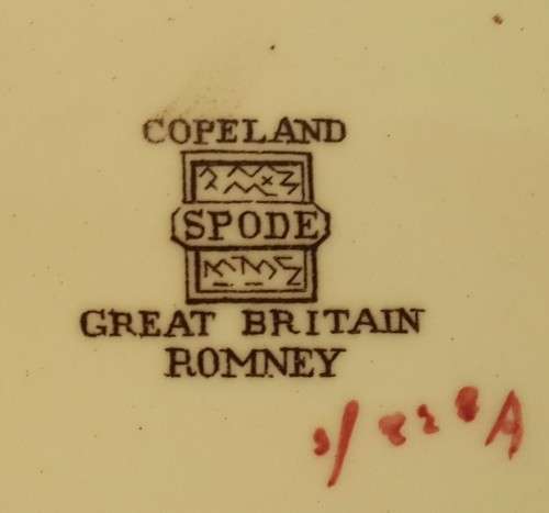 Large Copeland Spode "Romney" Display Plate