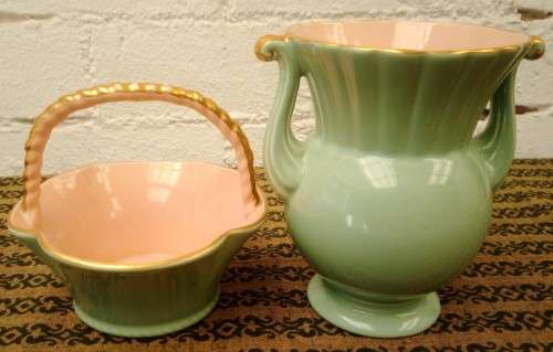 Large Crown Devon Urn Vase