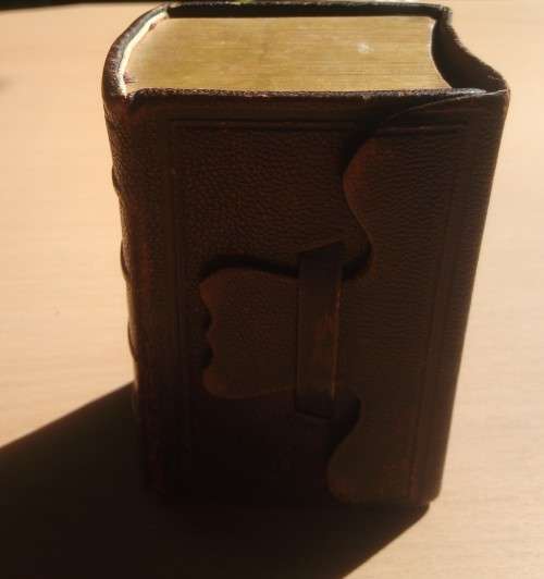Dutch Leather Pocket Bible (1886)