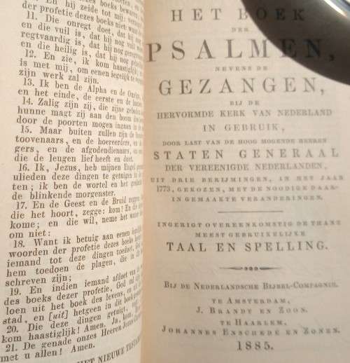 Dutch Leather Pocket Bible (1886)
