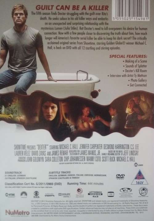 Dexter: Season 5 (4-DVD Set)