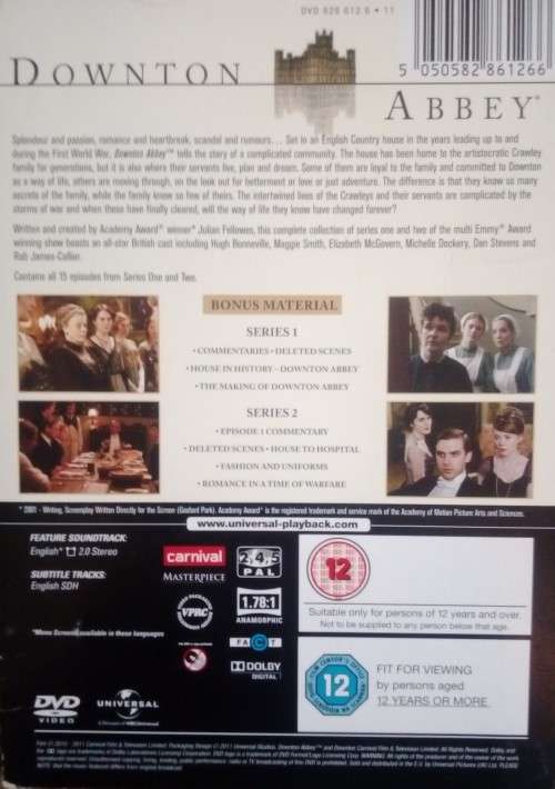 Downton Abbey: Series 1-2 (7-DVD Set)
