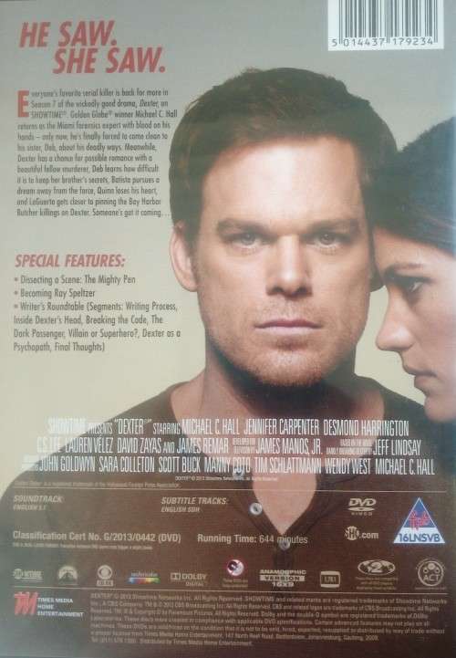 Dexter: Season 7 (4-DVD Set)