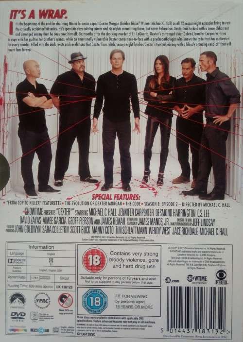 Dexter: Season 8 (4-DVD Set)