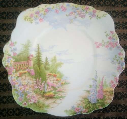 Royal Albert "Kentish Rockery" Cake Plate/Server