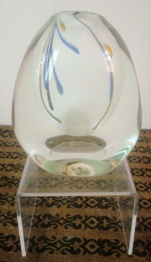 Liz Lacey Art Glass Vase