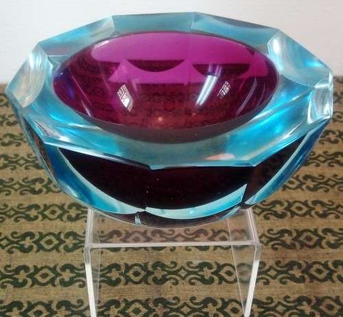 Heavy Murano Art Glass Bowl
