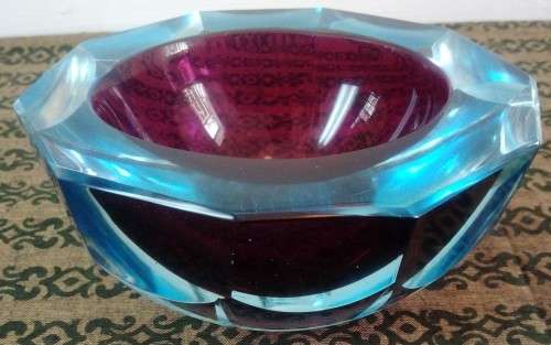 Heavy Murano Art Glass Bowl