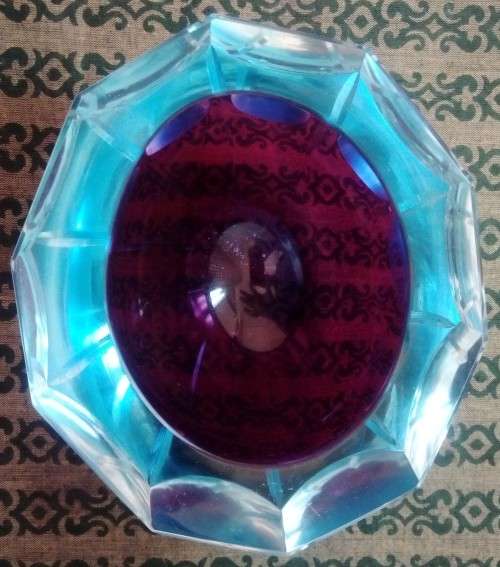Heavy Murano Art Glass Bowl