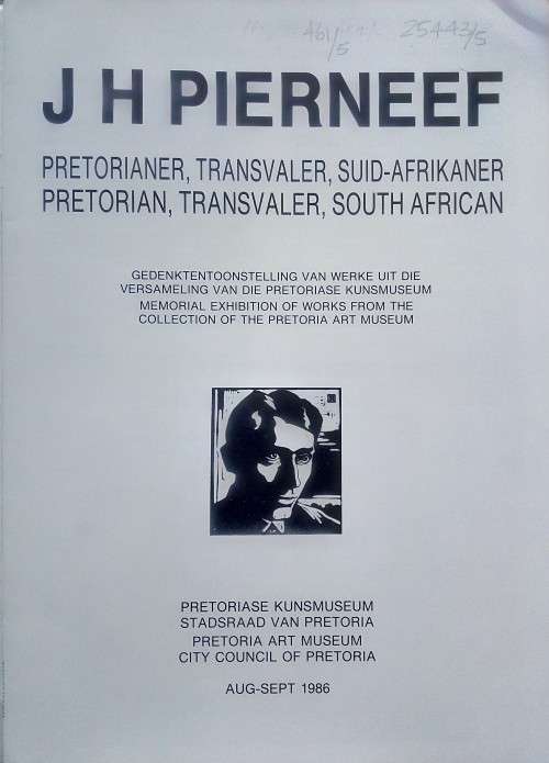 JH Pierneef: Pretorian, Transvaler, South African (Exhibition Catalogue, 1986)