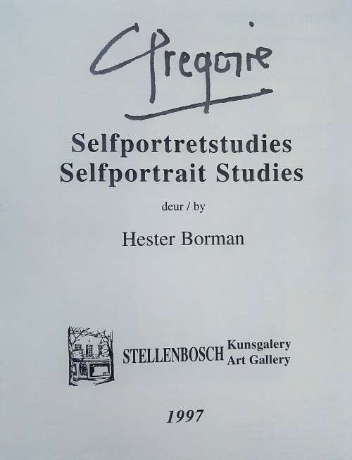 Gregoire: Selfportretstudies / Selportrait Studies !!!SIGNED BY ARTIST!!!