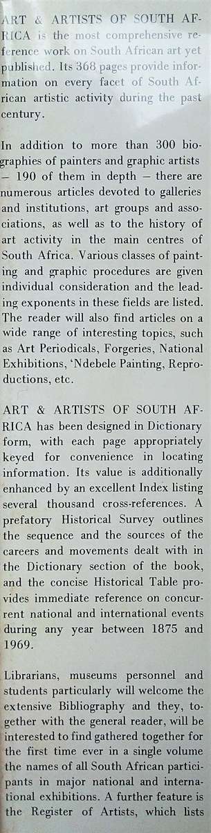Esmé Berman, Art and Artists of South Africa