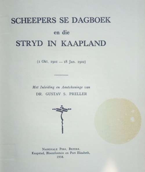 Gustav Preller, Scheepers se Dagboek en die Stryd in Kaapland