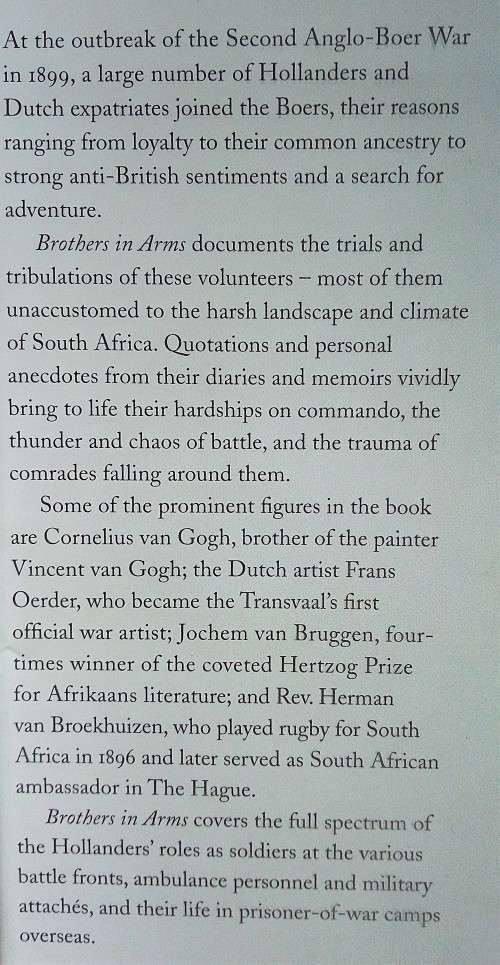 Chris Schoeman, Brothers in Arms: Hollanders in the Anglo-Boer War