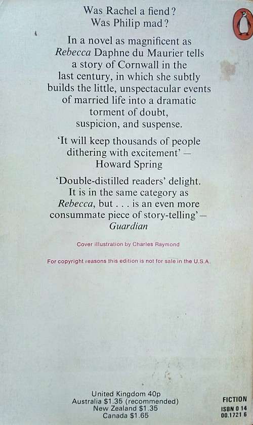 Daphne du Maurier, My Cousin Rachel