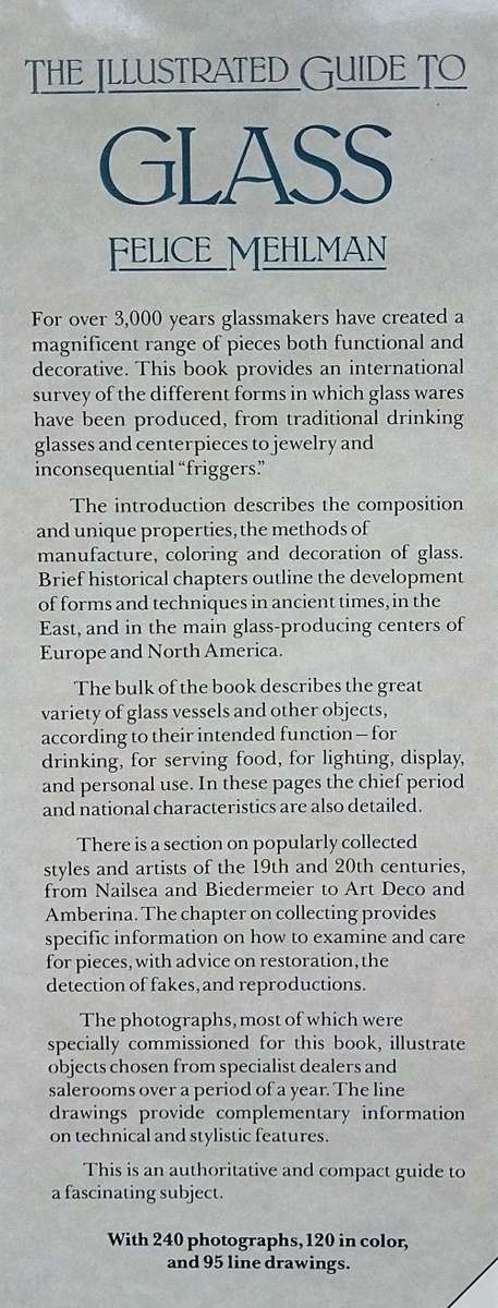 Felice Mehlman, The Illustrated Guide to Glass