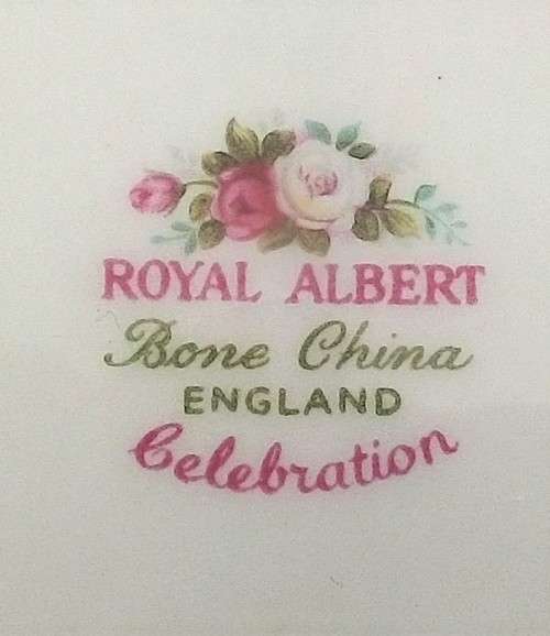 Royal Albert "Celebration" Milk and Sugar Set