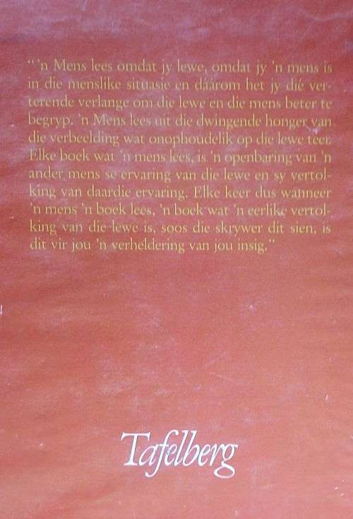 Audrey Blignault, Van Leser tot Leser: n Gesprek met Leeskringe