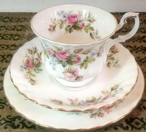 Royal Albert "Moss Rose" Trio (3 available)