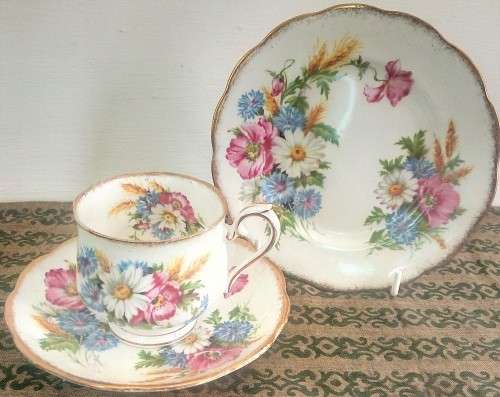 Royal Albert "Harvest Bouquet" Trio