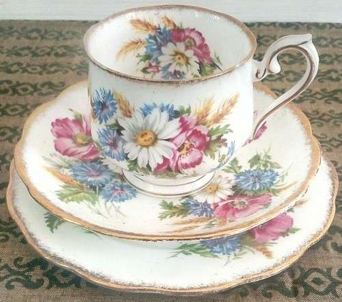 Royal Albert "Harvest Bouquet" Trio