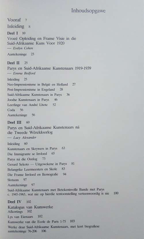 Lucy Alexander, Parys en Suid-Afrikaanse Kunstenaars, 1850-1965