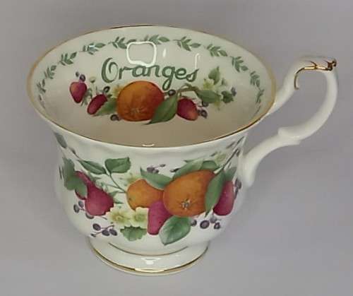 Royal Albert `Oranges` (Covent Garden Fruit Series) Duo *RARE*