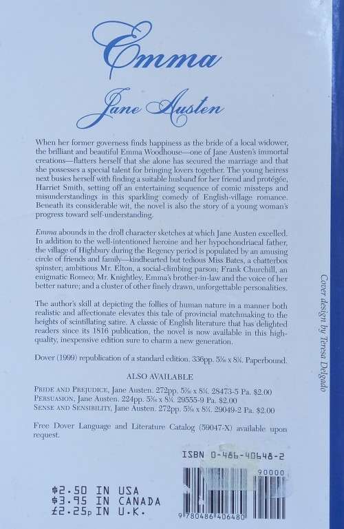 Jane Austen, Emma (Dover)