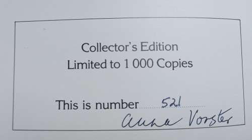 Le Riche Kruger, Anna Vorster: A Biography !!!SIGNED BY ARTIST!!!