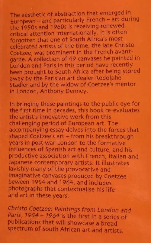 Stevenson and Viljoen, Christo Coetzee: Paintings from London and Paris, 1954-1964